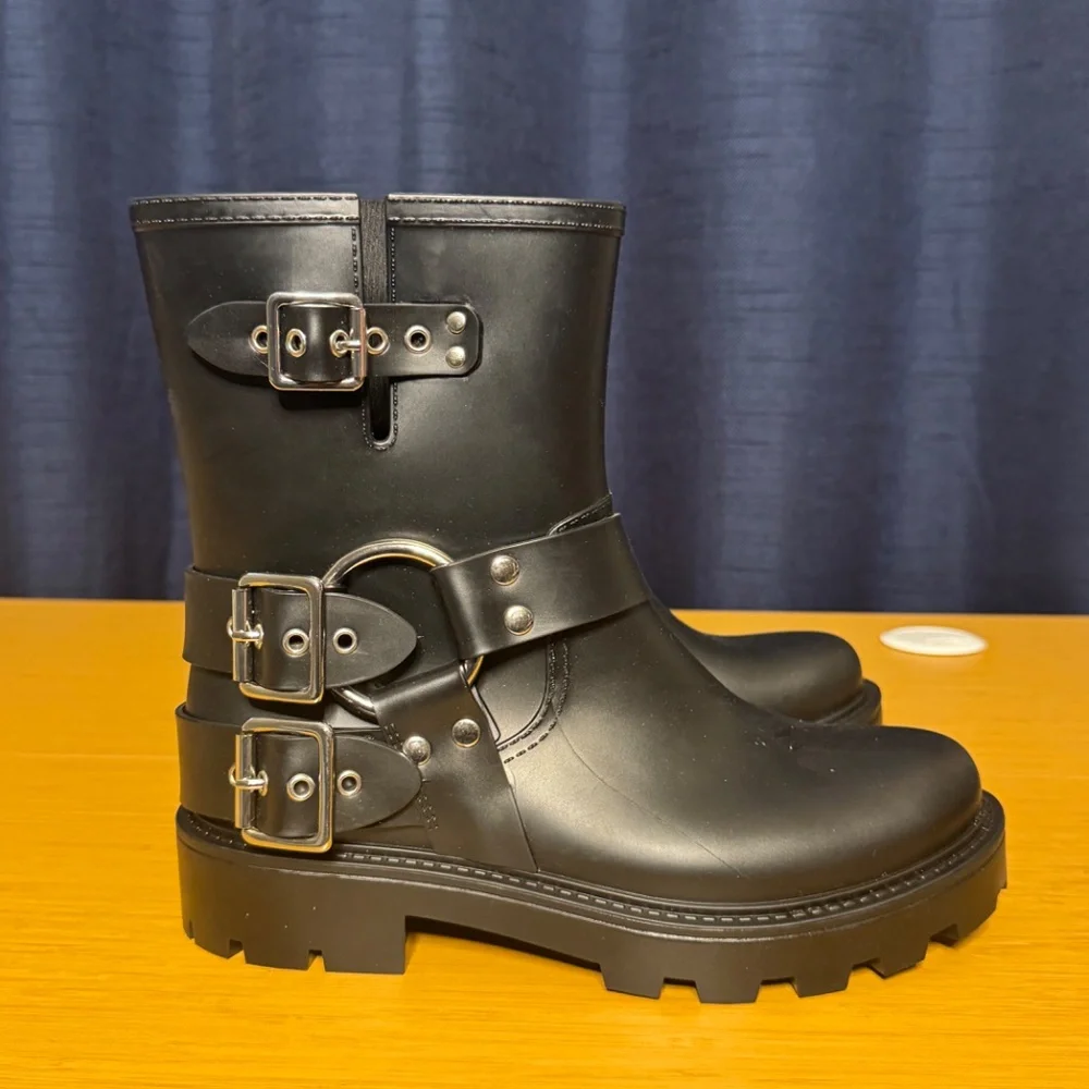 Jeffrey Campbell Controller Black Matte Boots